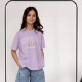 T-shirt oversize dziewczęcy KIZ