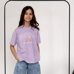 T-shirt oversize dziewczęcy KIZ