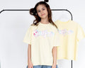T-shirt dziewczęcy oversize SIMPLE KIZ