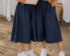 Bermudy dziewczęce kuloty w kolorze jeansu Qba Kids