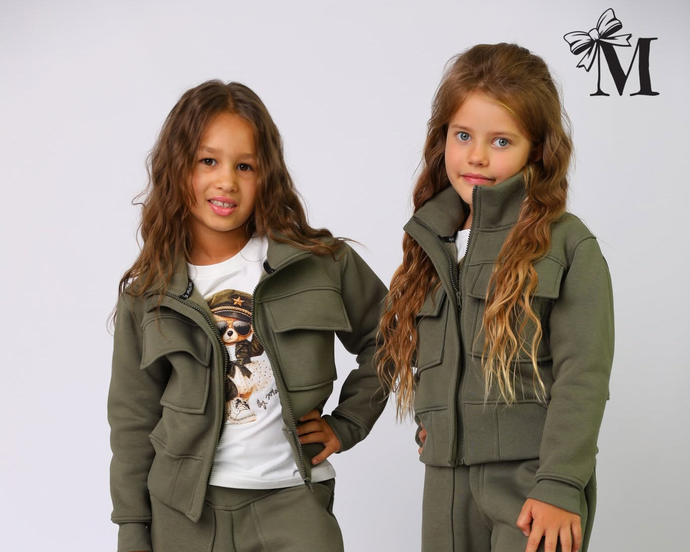 Bluza dziewczęca khaki MałaMi