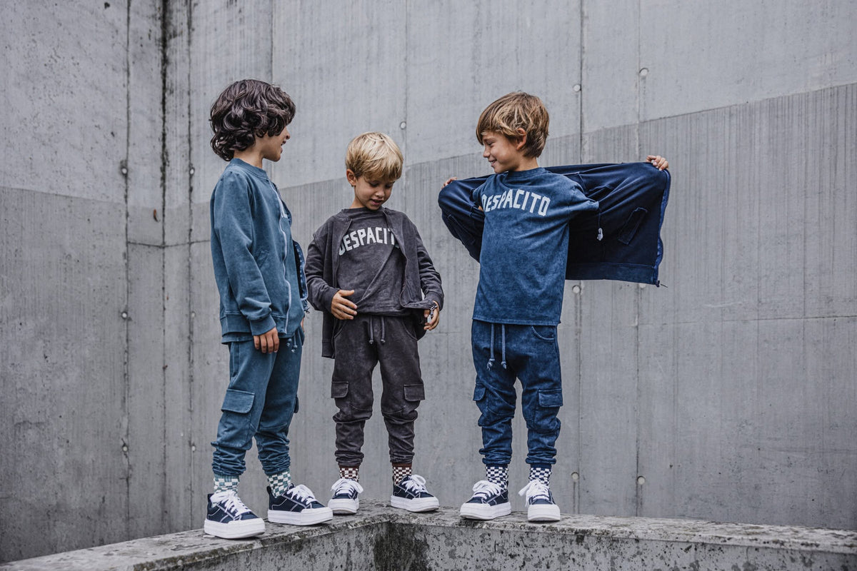 Bluza chłopięca bomberka ice grey DESPACITO