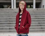 Bluza chłopięca rozpinana bordowa ALL FOR KIDS