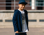 Bluza chłopięca granatowa rozpinana All For Kids
