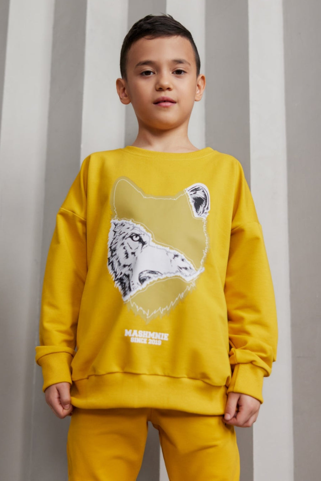 Bluza dziecięca z wilkiem mash MNIE