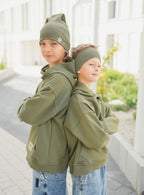 Bluza HOODIE oliwkowa z kapturem TUSS